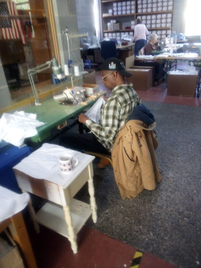 Benny Sewing.